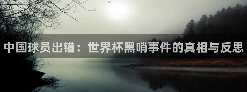 2026世界杯赛程表完整版:中国球员出错:世界杯黑哨事件的真相与反思